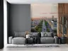 Parisian Avenue Sunset Cityscape Wall Mural 7