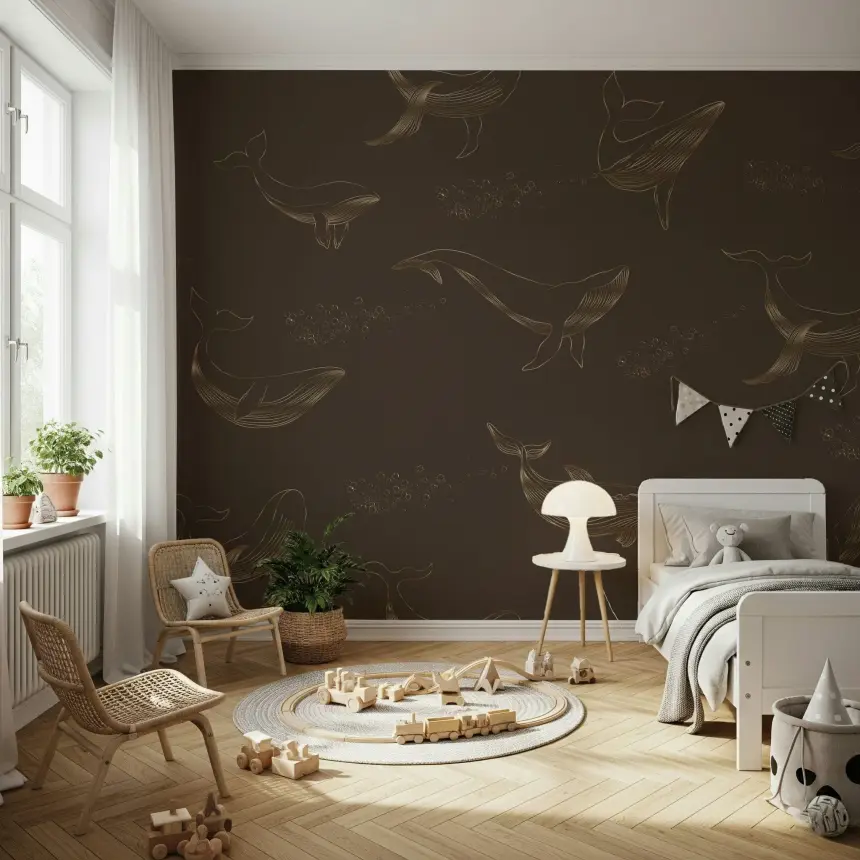 Whale Song Wall Mural