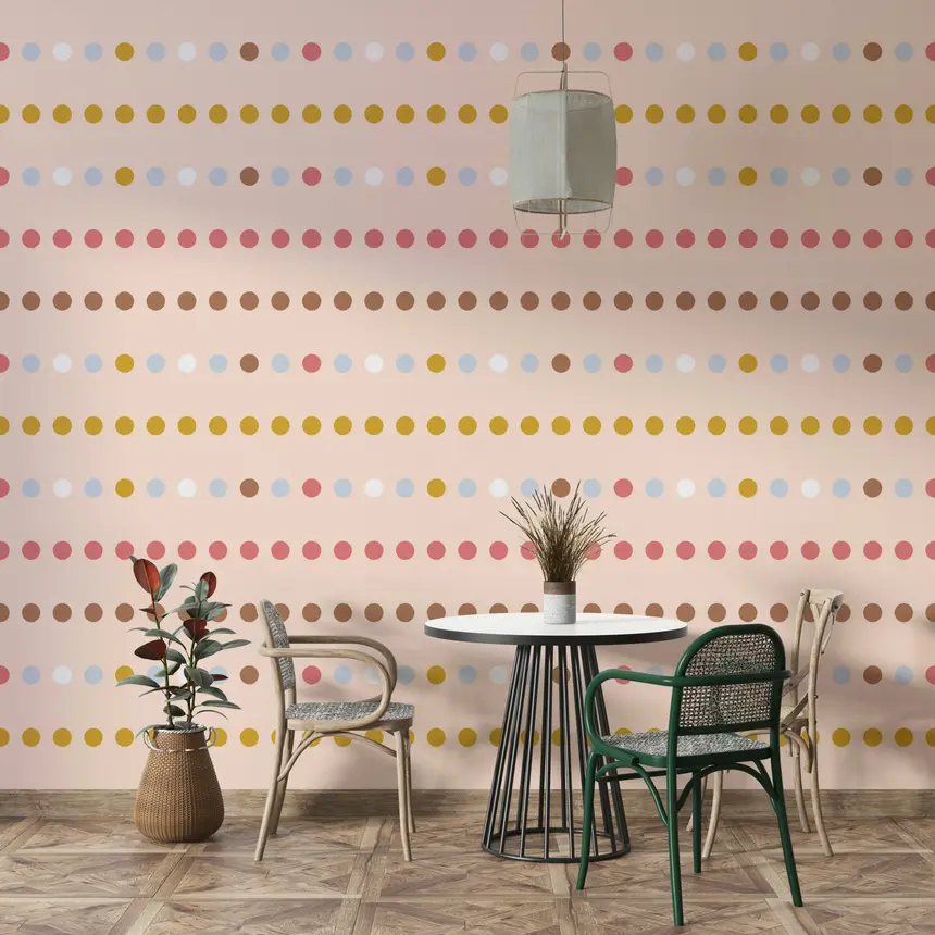 Polka Dot Parade Wallpaper