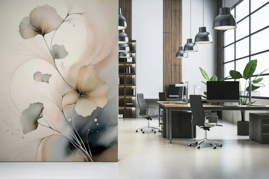 Whispers of Bloom Wall Mural