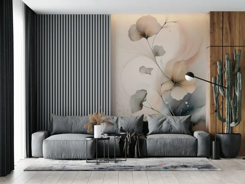 Whispers of Bloom Wall Mural