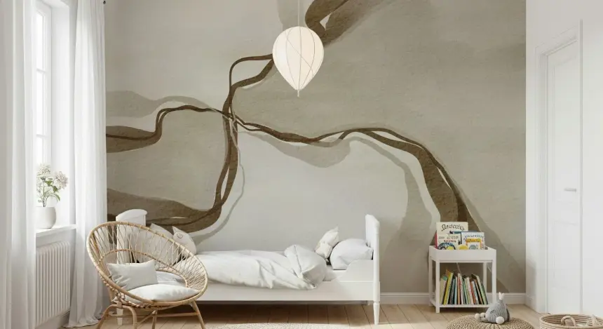 Whispers of Sepia Wall Mural