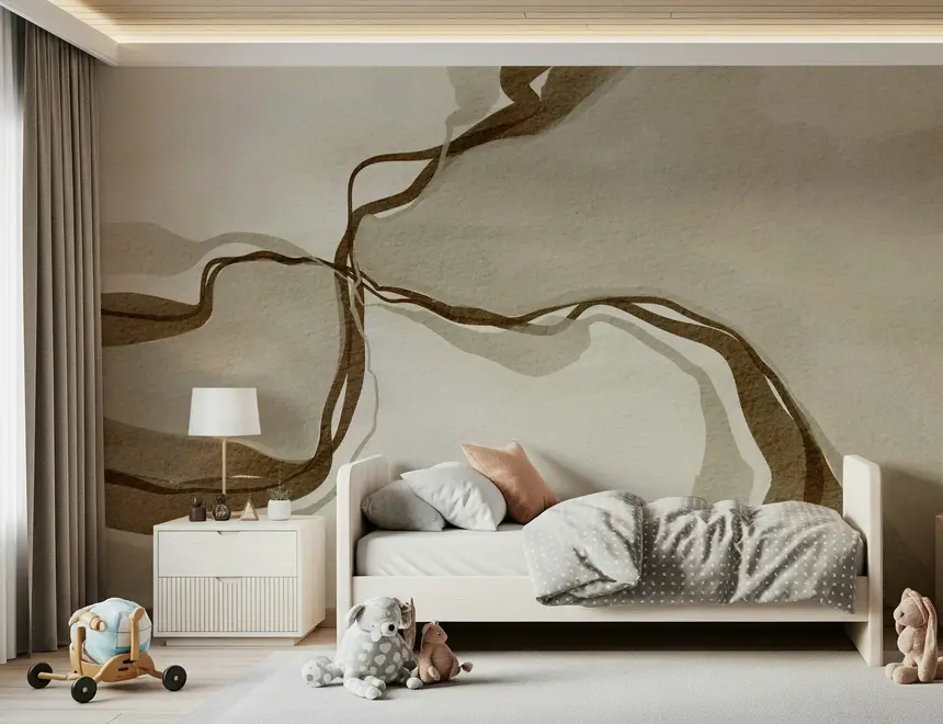 Whispers of Sepia Wall Mural