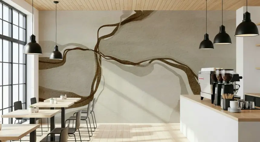 Whispers of Sepia Wall Mural