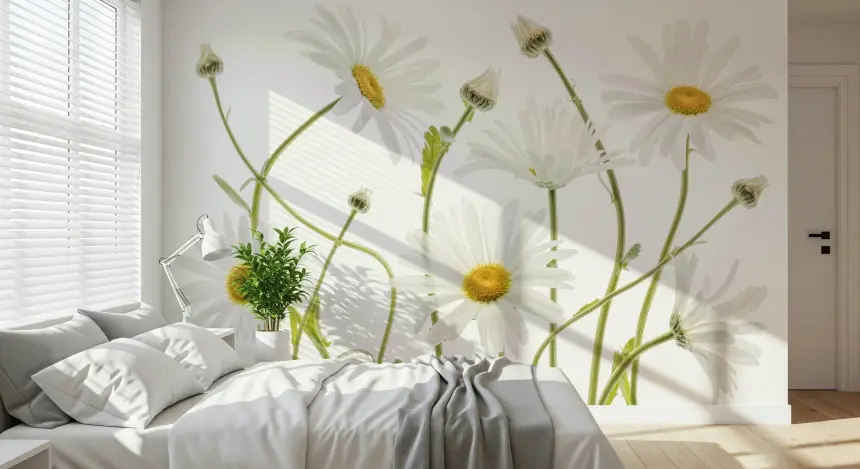 Meadow Daisies Wall Mural -1144981