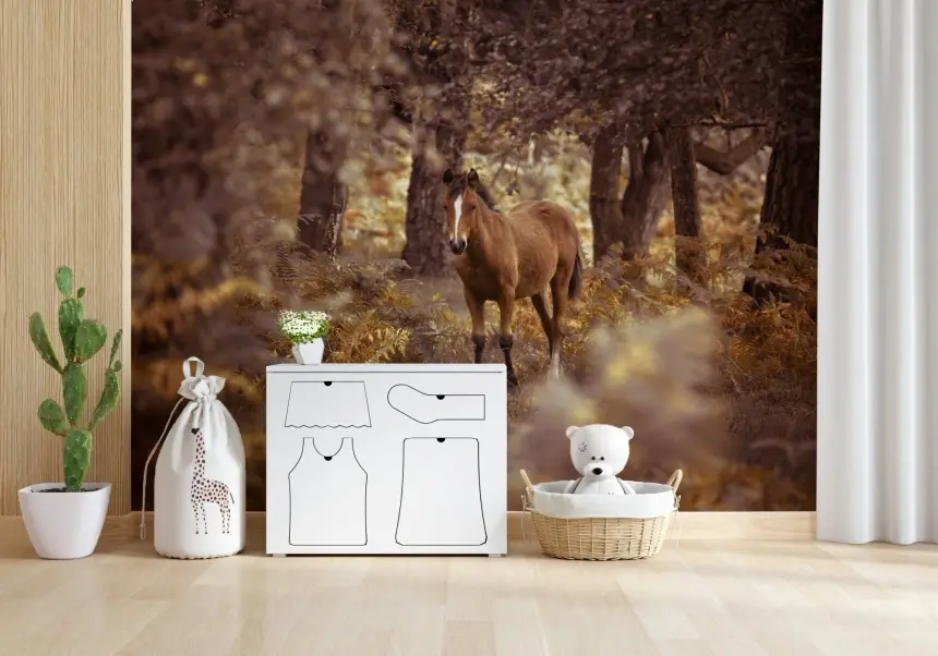 Wild Horse Wall Mural