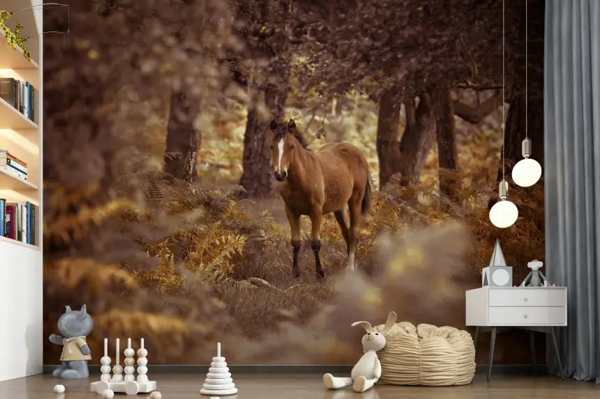 Wild Horse Wall Mural