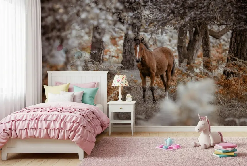 Wild Stallion Wall Mural