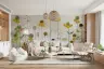 Serene Pressed Wildflowers Botanical Wall Mural 7