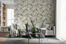 Watercolor Wild Berry and Floral Pattern Wallpaper 7