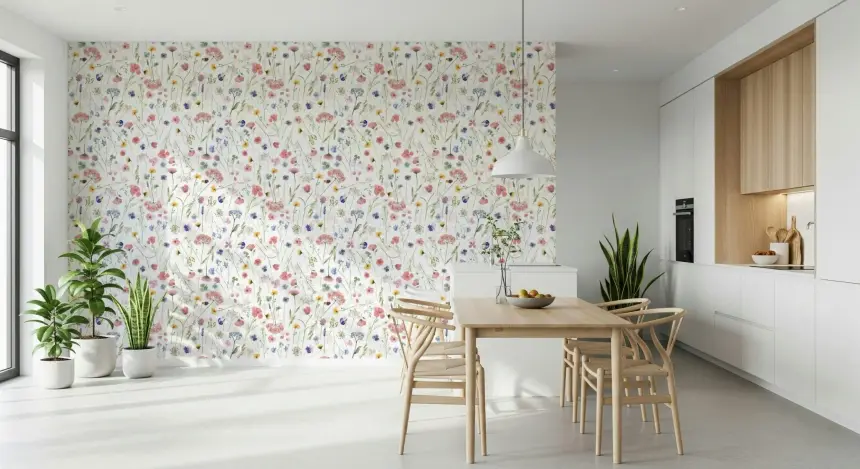 Wildflower Waltz Wallpaper
