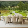 Winding Forest Path Scenic Wall Mural 8