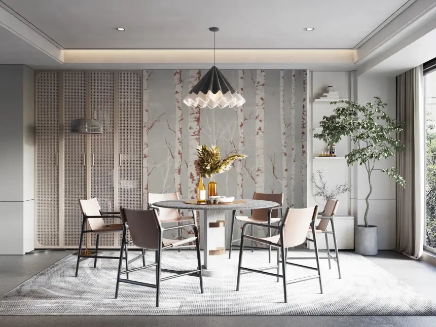 Winter Birch Beauty Wall Mural