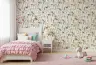 Charming Robin Bird and Ferns Botanical Wallpaper 6
