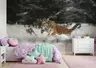 Playful Tiger Cubs in Snowy Landscape Wall Mural 8