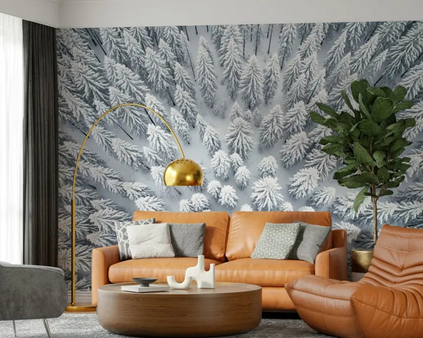 Winter's Embrace Wall Mural