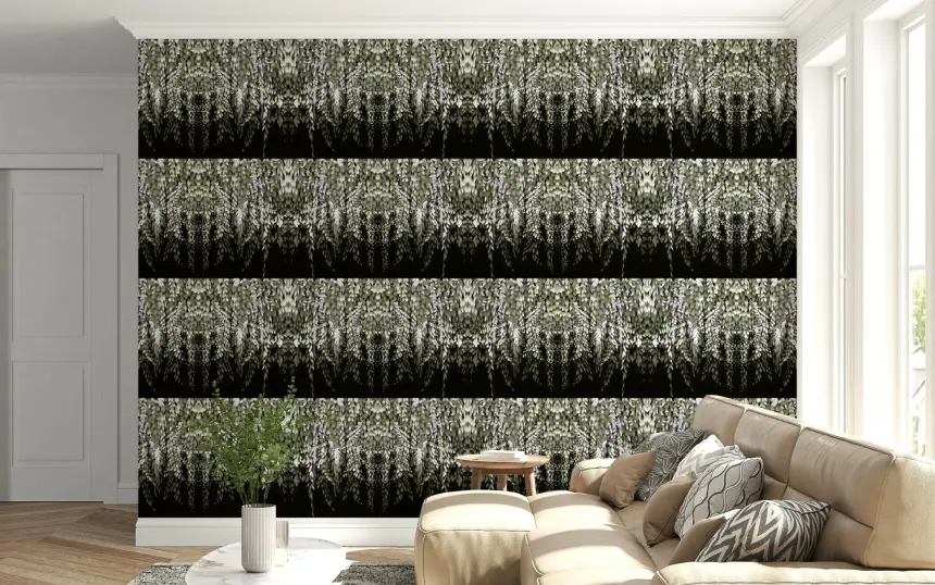 Wisteria Cascade Wallpaper