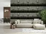 Elegant Dark Botanical Cascading Vine Wallpaper 6