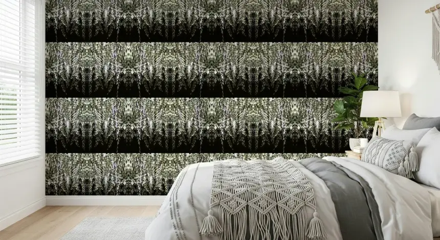 Wisteria Cascade Wallpaper