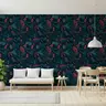 Vibrant Tropical Birds and Botanical Wallpaper 6