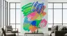 Vibrant Abstract Colour Splash Wall Mural 7