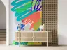 Dynamic Abstract Art Wallpaper with Colourful Strokes 8