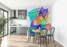 Dynamic Abstract Art Wallpaper with Colourful Strokes 7