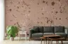 Blush Woodland Creatures and Botanical Vines Wall Mural 6