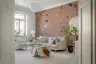 Blush Woodland Creatures and Botanical Vines Wall Mural 7