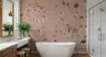 Blush Woodland Creatures and Botanical Vines Wall Mural 8