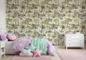 Watercolor Wildwood Animals Burrow and Teepee Wallpaper 8