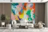 Dynamic Abstract Colour Splash Wall Mural 7