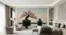 Zen Cherry Blossom Bonsai Wall Mural 8