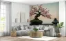 Zen Cherry Blossom Bonsai Wall Mural 6