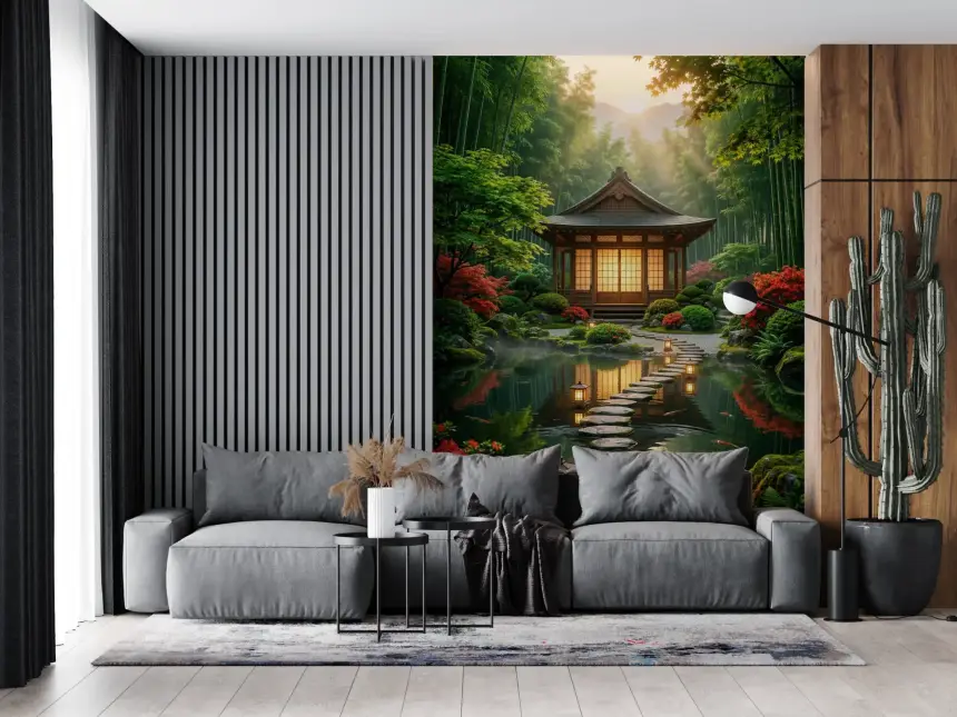 Zen Garden Retreat Wall Mural