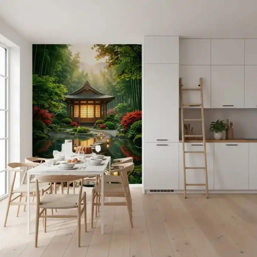 Zen Garden Retreat Wall Mural