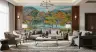 Serene Japanese Garden Lake Wall Mural 6