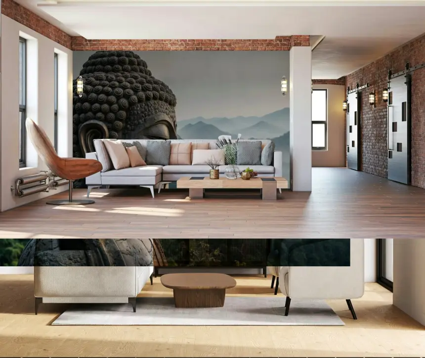Zenith Buddha Vista Wall Mural