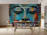 Abstract Buddha Face Wall Mural 7