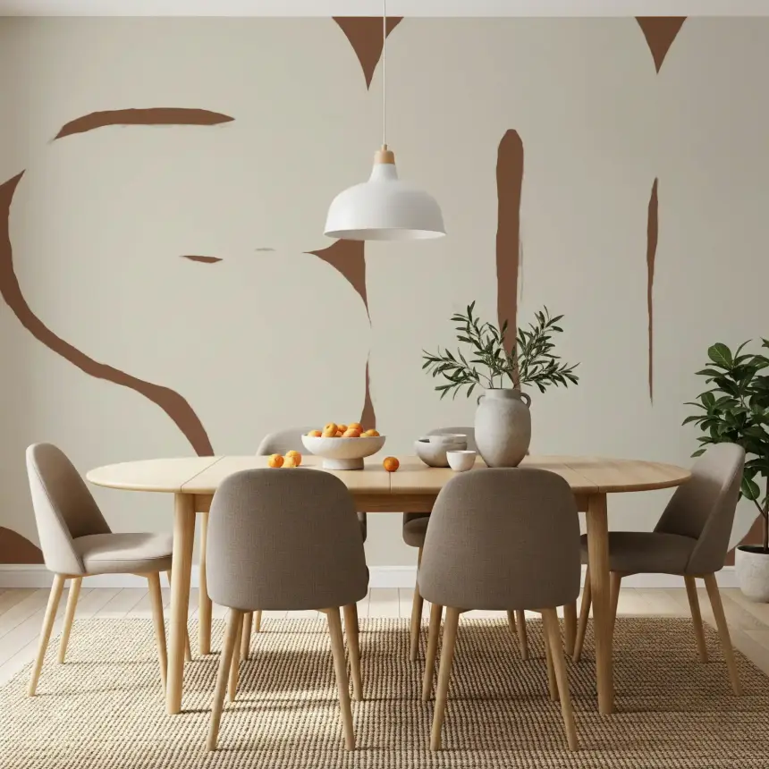 Organic Embrace Wall Mural