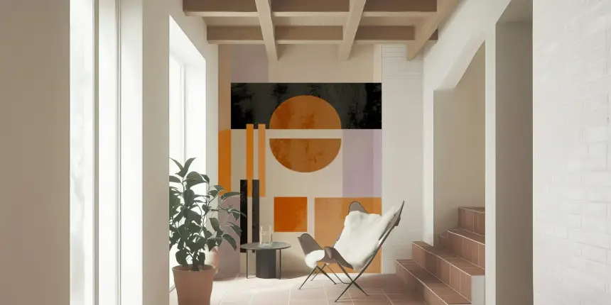 Abso Light Geometry Wall Mural