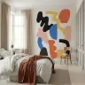 Abstract Shapes Colour Block Wallpaper 3