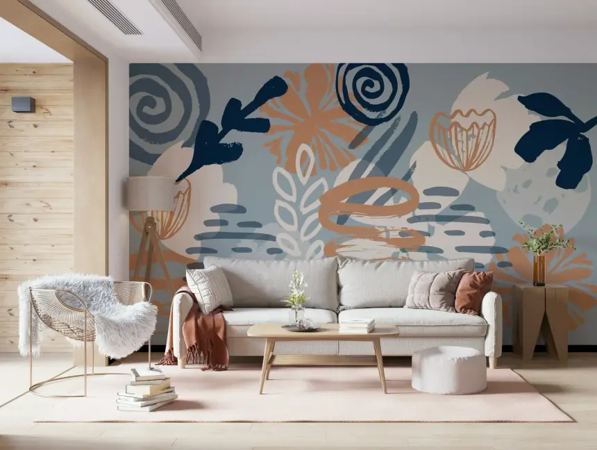Abstract Bloom Wall Mural -2739829