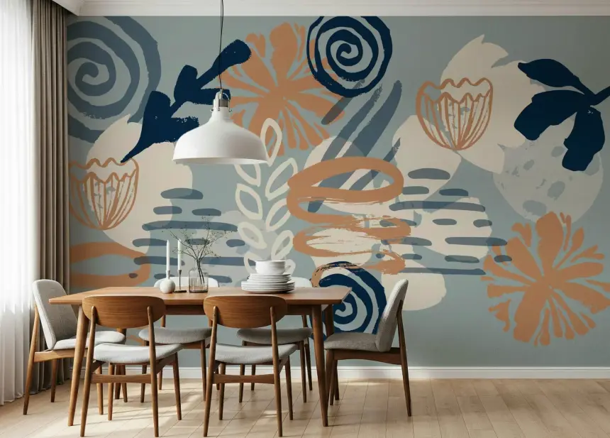 Abstract Bloom Wall Mural -2739829