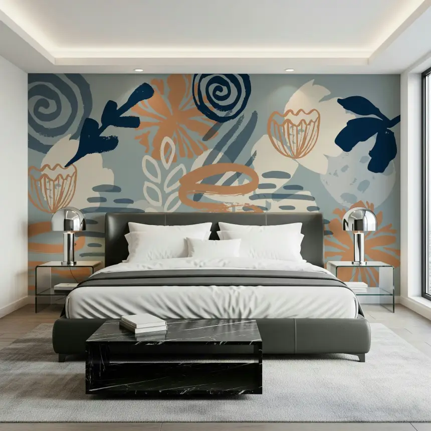 Abstract Bloom Wall Mural -2739829