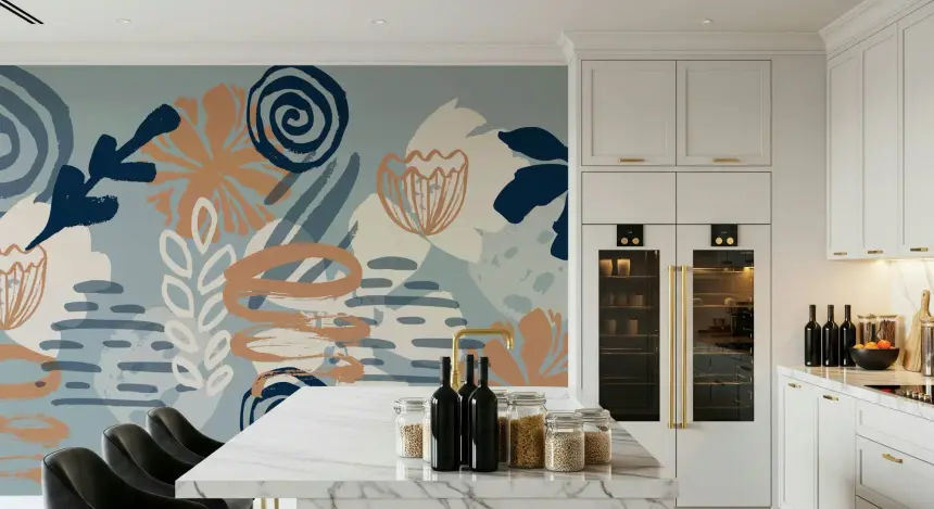 Abstract Bloom Wall Mural -2739829