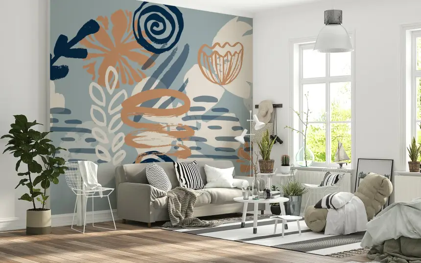 Abstract Bloom Wall Mural -2739829