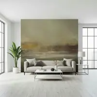 Misty Horizon Abstract Wall Mural
