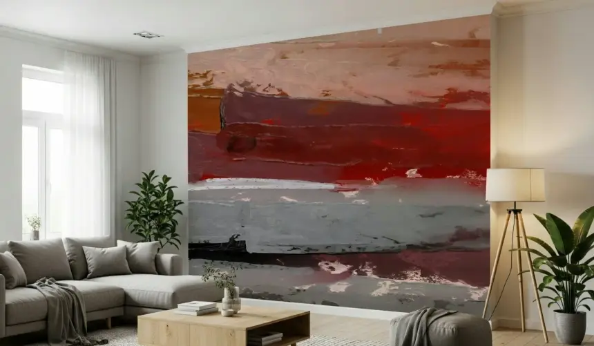Abstract Landscape Wall Mural