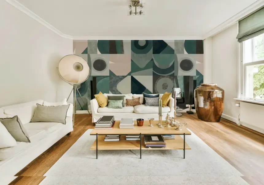 Abstract Tiles Wall Mural - 2861701